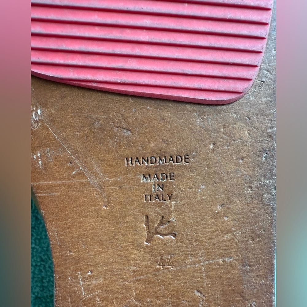 Men's ISAIA Napoli Brown Suede Handmade Criss Cross Slide Sandals EU 44

No Box - Picture 7 of 9